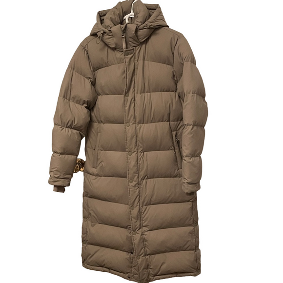 TNA Jackets & Blazers - TNA Super Puff Long Modern Taupe Puffer Coat Size Small